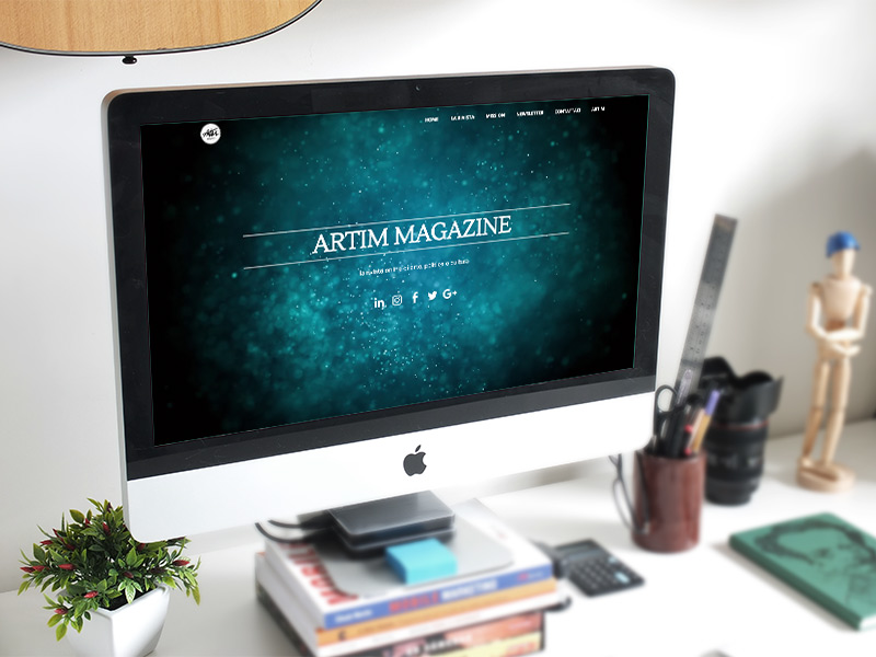 Diseñador web wordpress Barcelona - Proyecto Artim Magazine